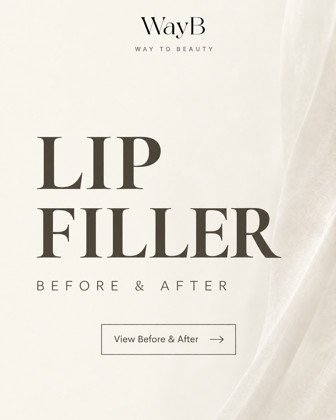 Lip Filler Before & After