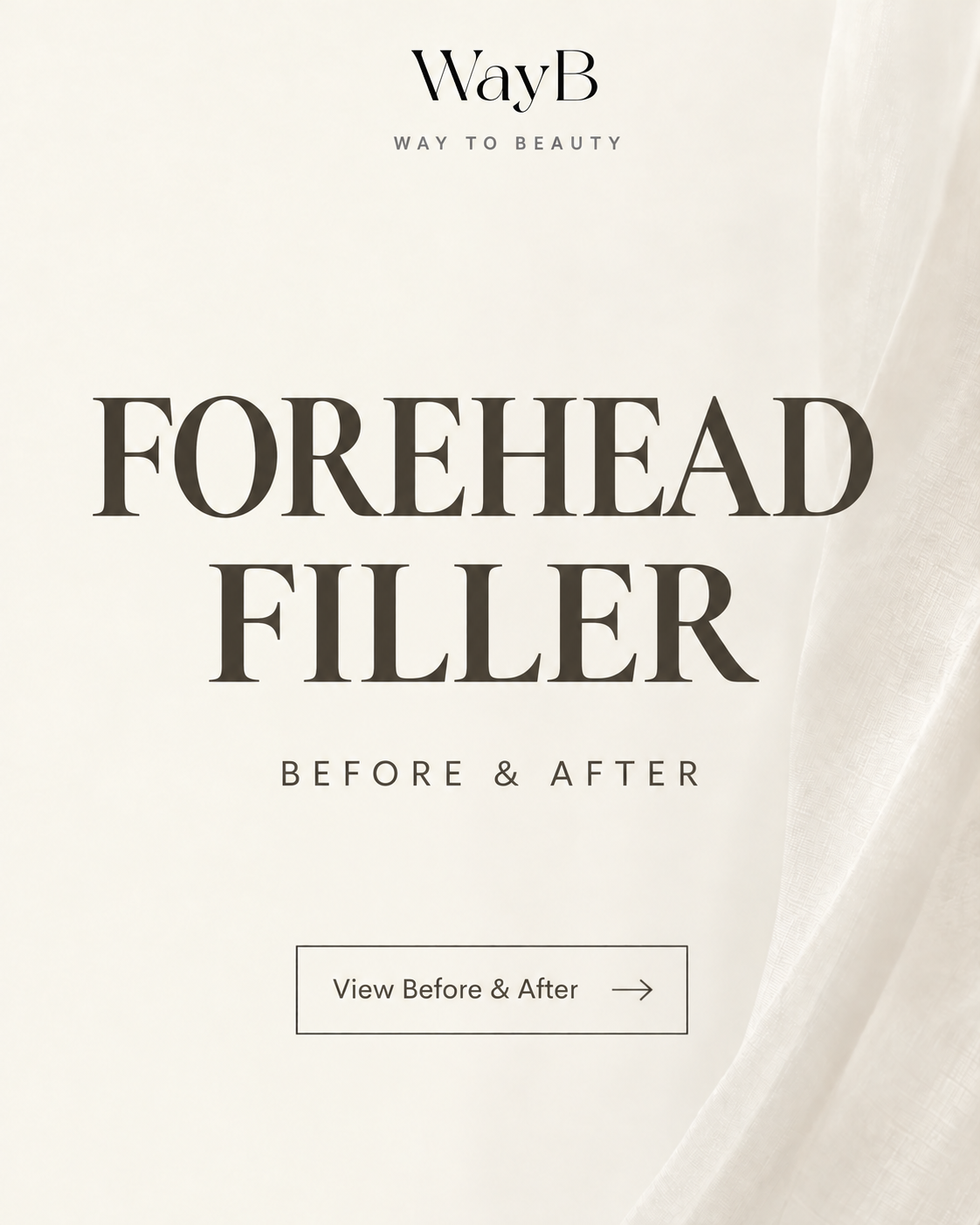 Forehead Filler Before & After