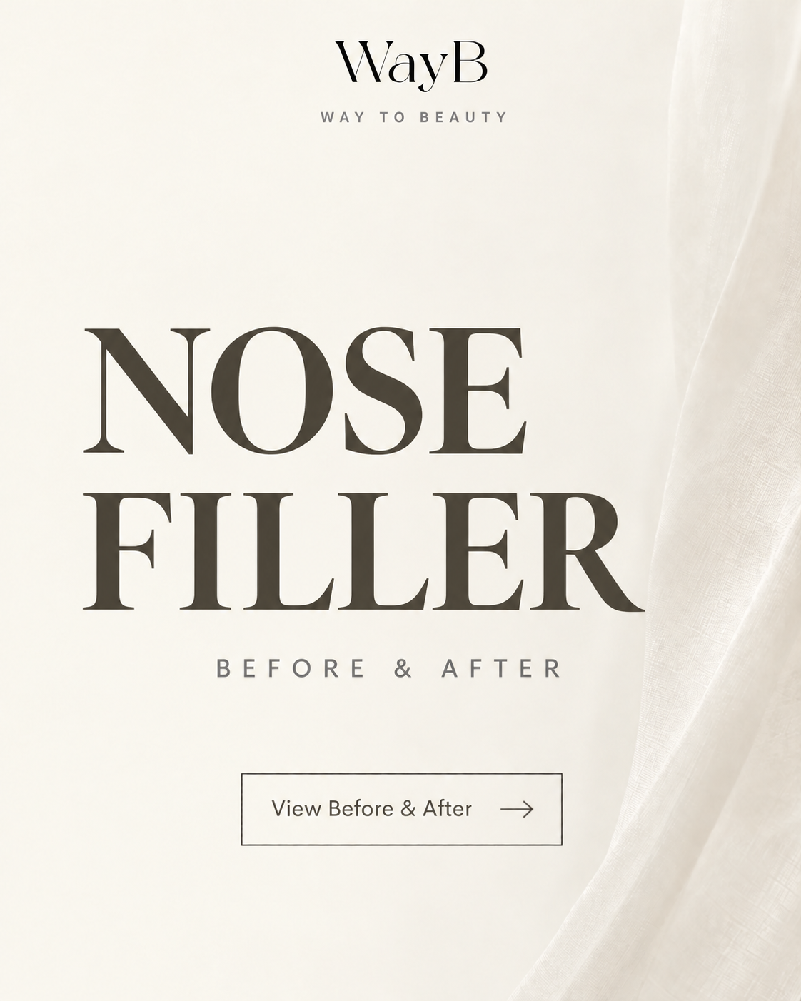 Nose Filler Before & After