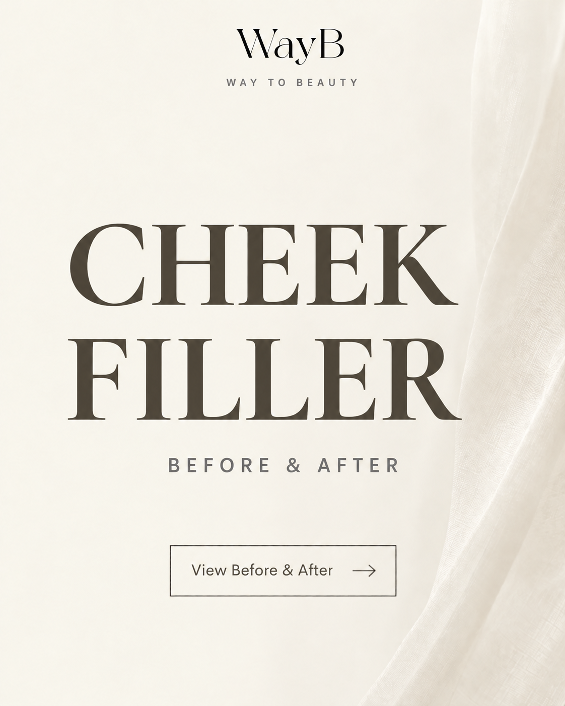 Cheek Filler Before & After