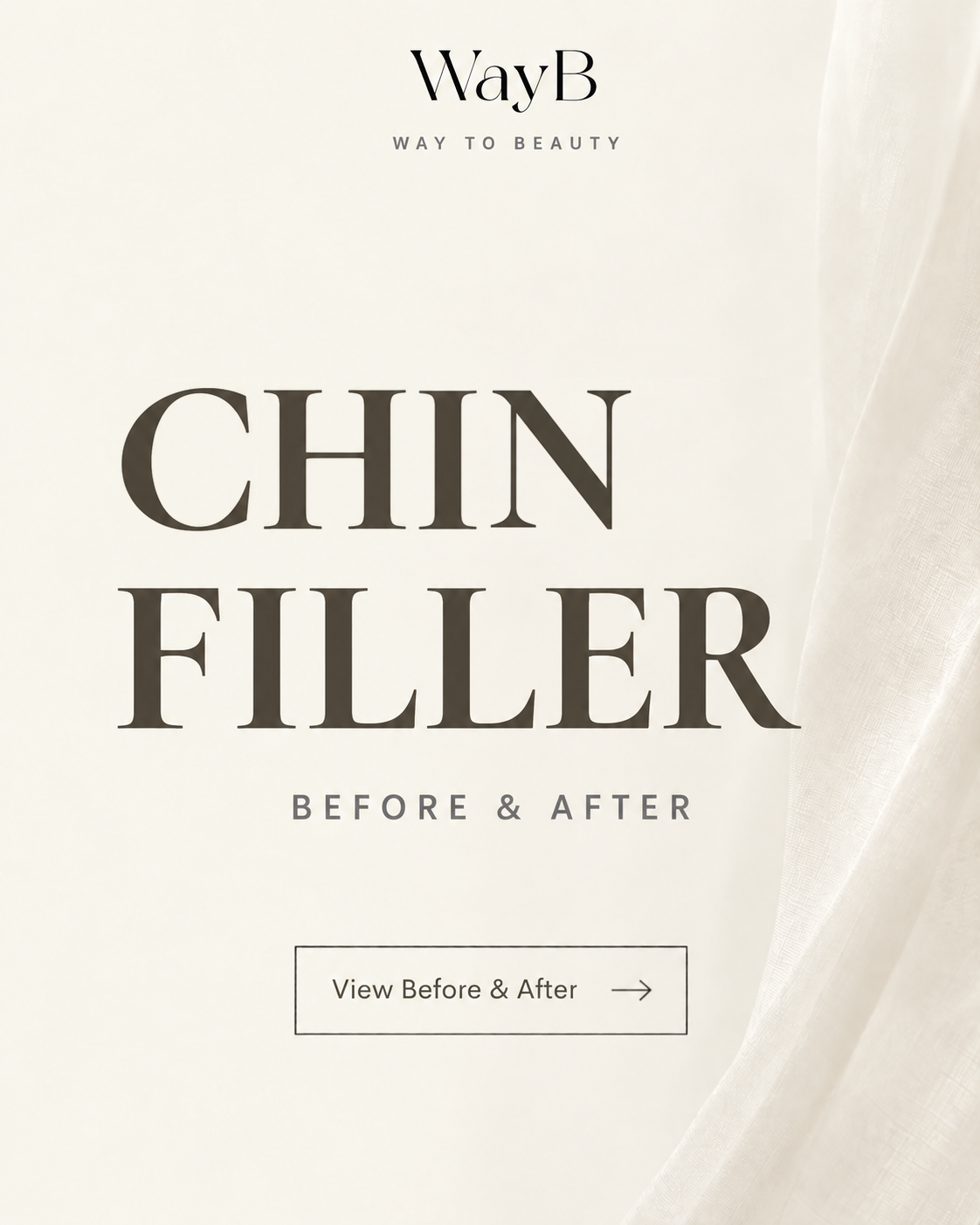 Chin Filler Before & After